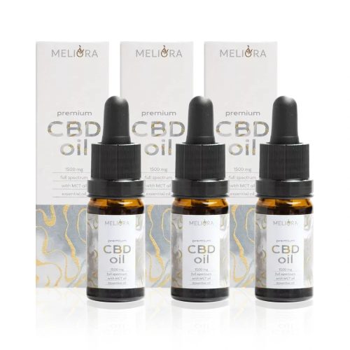 Meliora Teljes Spektrumú 15% CBD csomag | 4500 mg | 30 ml