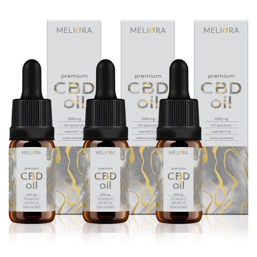 Meliora Teljes Spektrumú 10% CBD csomag | 3000 mg | 30 ml