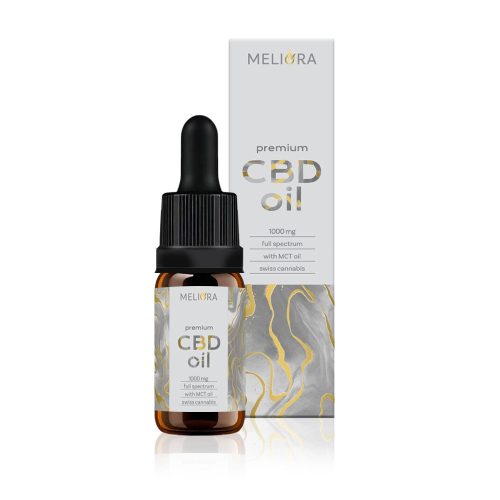 Meliora Teljes Spektrumú 10% CBD olaj | 1000 mg | 10 ml
