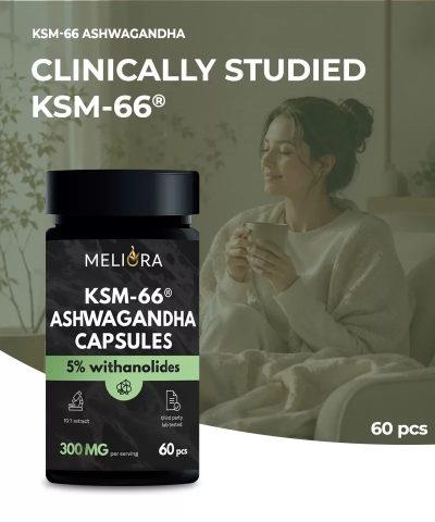 Meliora KSM-66® Ashwagandha kapszula | 60 db