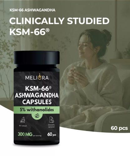 Meliora KSM-66® Ashwagandha kapszula | 60 db