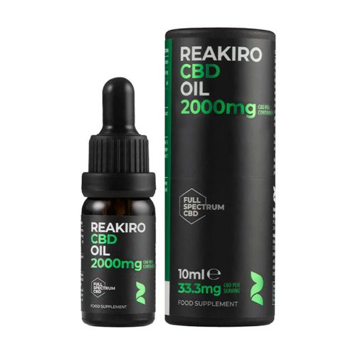 Reakiro Teljes Spektrumú 20% CBD olaj | 2000 mg | 10 ml