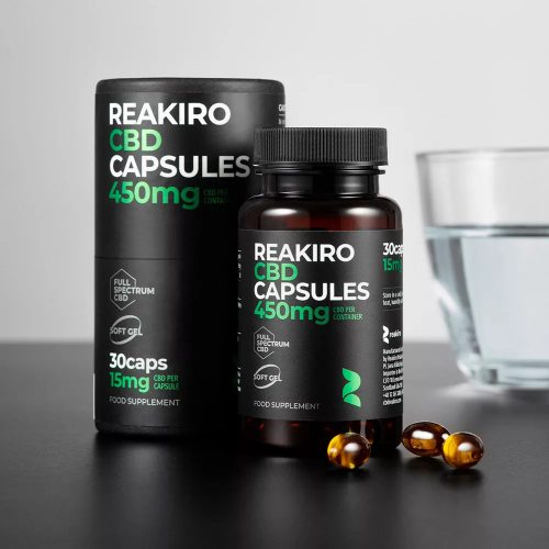 Reakiro CBD kapszula | 30 db | 450 mg