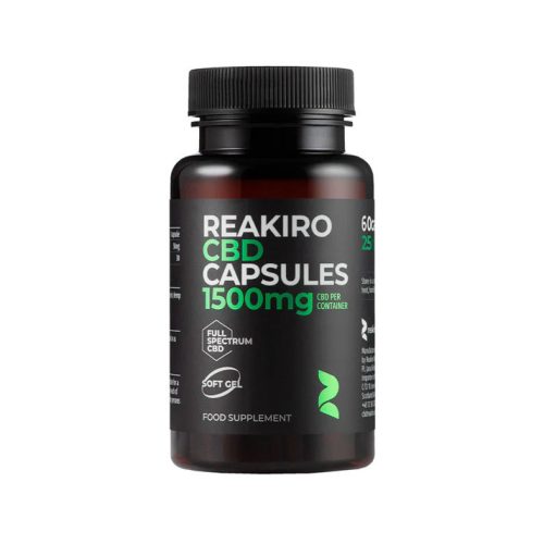 Reakiro CBD kapszula | 60 db | 1500 mg