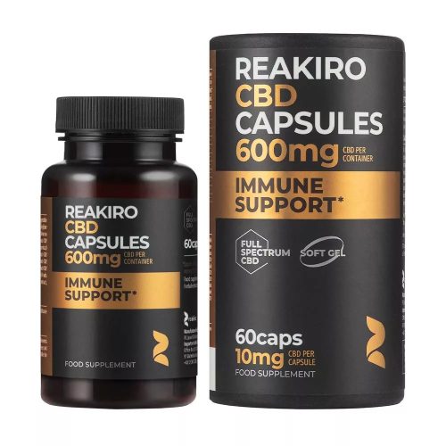 Reakiro Immune Support CBD kapszula | 60 db | 600 mg