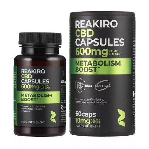 Reakiro Metabolism Boost CBD kapszula | 60 db | 600 mg