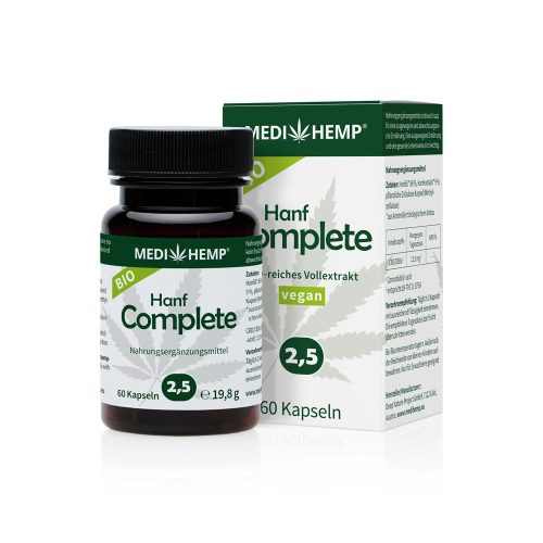 Medihemp Complete 2.5% CBD kapszula | 60 db | 405 mg