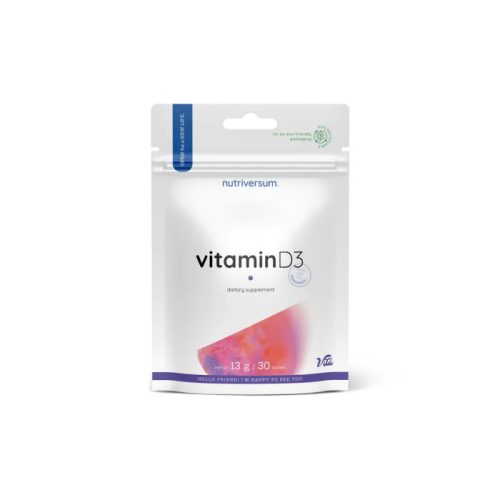 Nutriversum Vitamin D3 tabletta | 30 db