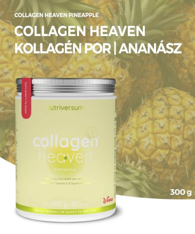   Nutriversum Collagen Heaven | Kollagén por | ananász | 300 g