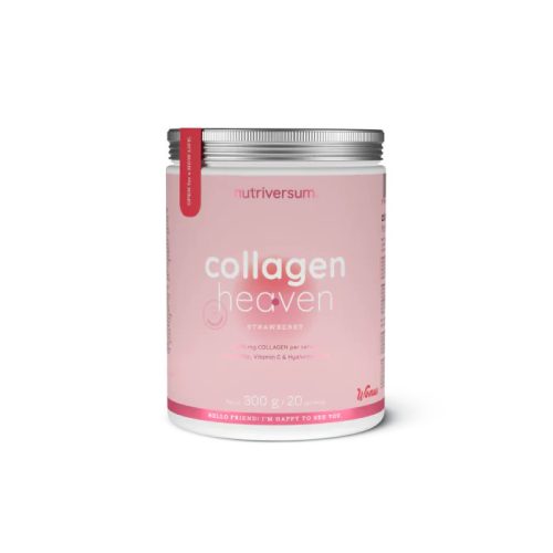 Nutriversum Collagen Heaven | Kollagén por | eper | 300 g