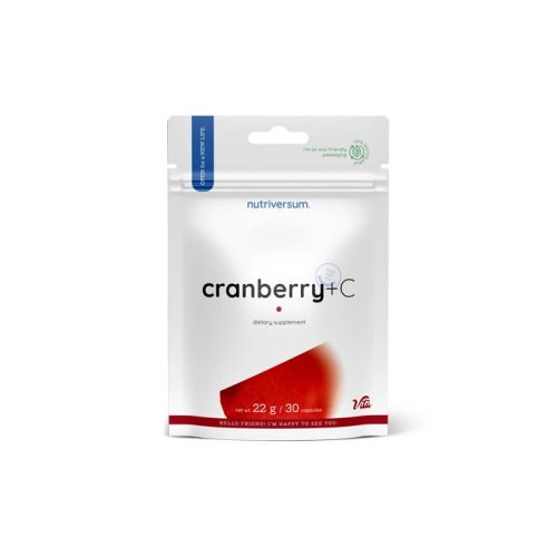 Nutriversum Cranberry + C tőzegáfonya kapszula | 30 db