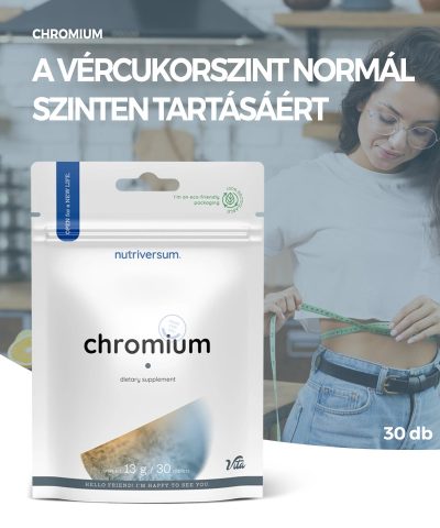 Nutriversum Chromium | Króm tabletta | 30 db