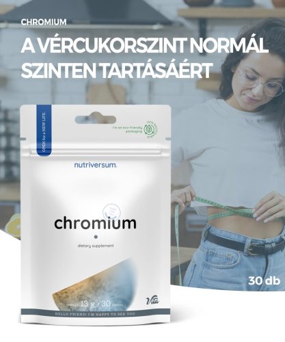 Nutriversum Chromium | Króm tabletta | 30 db