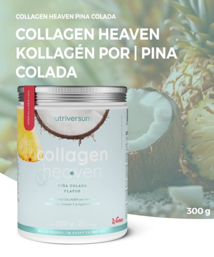 Nutriversum Collagen Heaven | Kollagén por | pina colada | 300 g