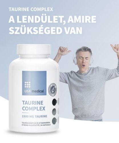 USA medical Taurin Komplex 1500 mg kapszula | 90 db
